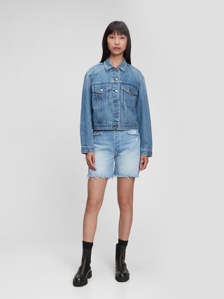 Cropped Icon Denim Jacket