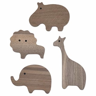 Jungle Animals Decorative Wooden Wall Hooks