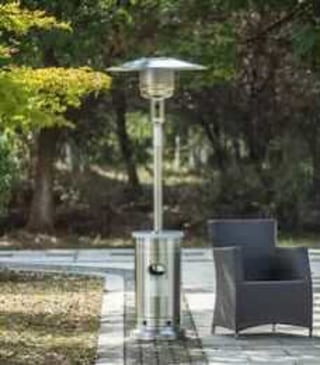 Garden Treasures Stainless Steel Floor Standing Liquid Propane Patio Heater