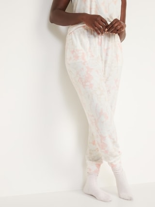 Old Navy High-Waisted Plush-Knit Jersey Jogger Pants