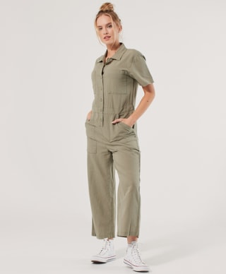 Lightweight Hemp Utility Jumpsuit