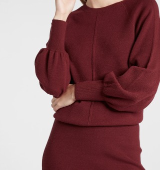 Express Balloon Sleeve Sweater + Ankle Pant Set