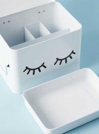 AQ Metal Makeup Organizer Box