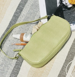 UO Croc Baguette Classic Bag