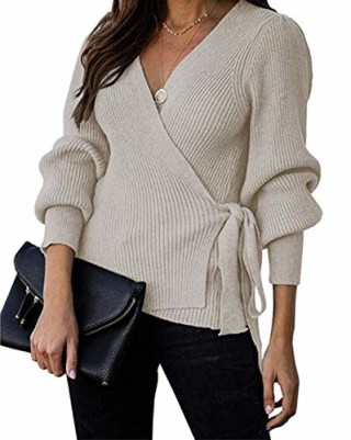 Kirundo Wrap Sweater Top