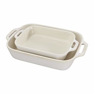 Rustic Ivory Rectangular Baker Set
