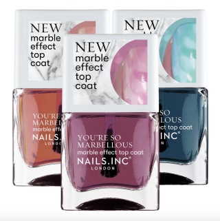 Nails Inc You’re So Marbellous Marble Effect Top Coats