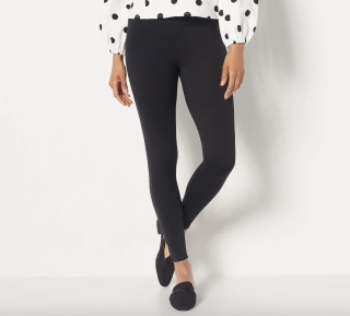 Girl With Curves Petite Ponte Leggings
