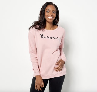 Girl With Curves French Terry Graphic Sweatshirt