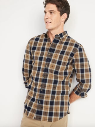 Old Navy Men's Slim-Fit Flex Everyday Printed Shirt