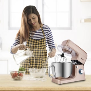 Winado Champagne Stand Mixer with Dough Hook and Whisk