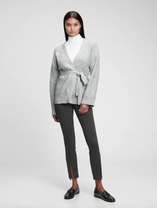 Gap Supersoft Wrap-Front Cardigan