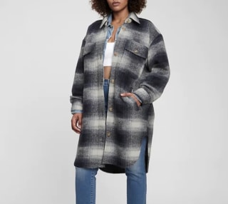GAP Plaid Shirt Jacket
