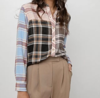 Rails Brando Patchwork Plaid Shirt