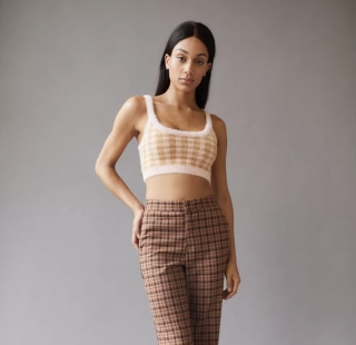 For Love & Lemons Cher Crop Sweater Tank