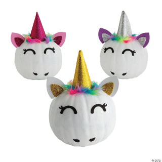 Oriental Trading Unicorn Pumpkin Decorating Kit