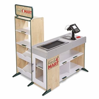 Melissa &amp; Doug Freestanding Wooden Fresh Mart Grocery Store
