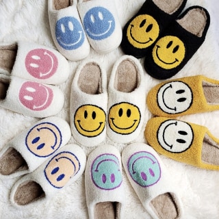 Smiley Face Slippers