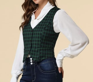 Allegra K Waistcoat