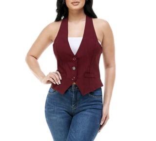 DoublefiveWomen Tuxedo Waistcoat