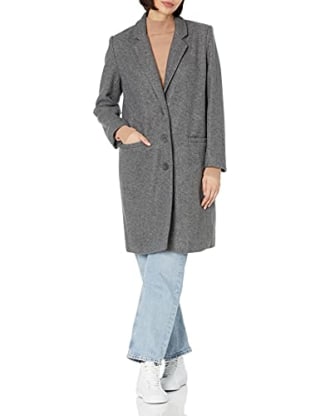 Amazon Essentials Plush Button-Front Coat