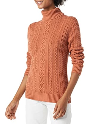 Amazon Essentials Fisherman Cable Turtleneck