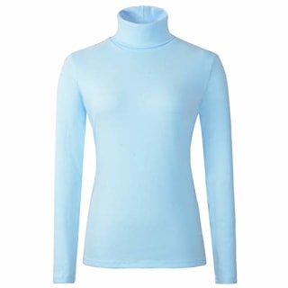 HieasyFit Women's Cotton Turtleneck