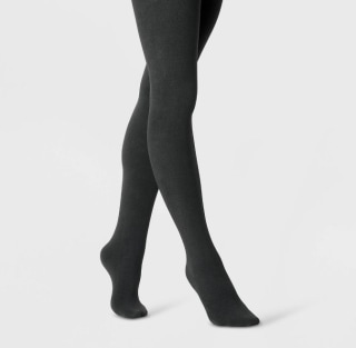 Flat Knit Fleece Lined Tights