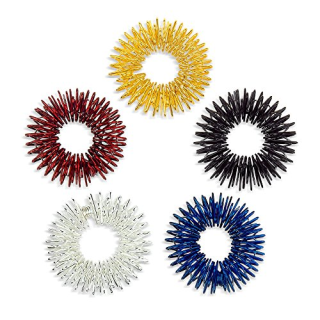 Acupressure Massage Rings, 5 Count