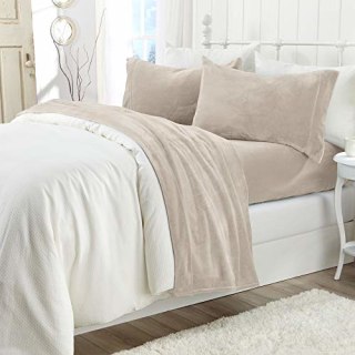 Great Bay Home Micro Fleece Sheet Set