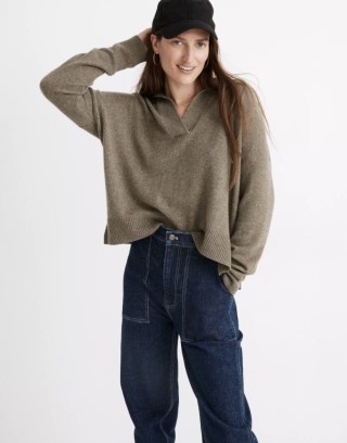 Madewell Davie Polo Sweater
