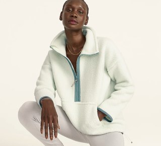 J.Crew Polartec Fleece Half-Zip Pullover