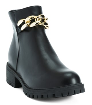 Nicole Miller Chain Chelsea Booties