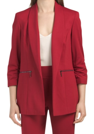 Kasper Long Ponte Blazer