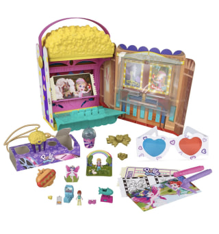 Polly Pocket Un-Box-It Popcorn Box Play Set