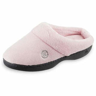 Isotoner Women's Cozy Terry Hoodback Clog Slipper