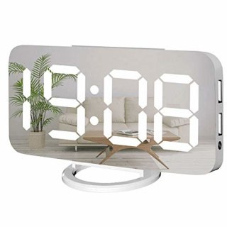 Miowachi Large Mirrored LED Clock