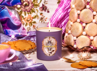 Adorned Dessert First Candle