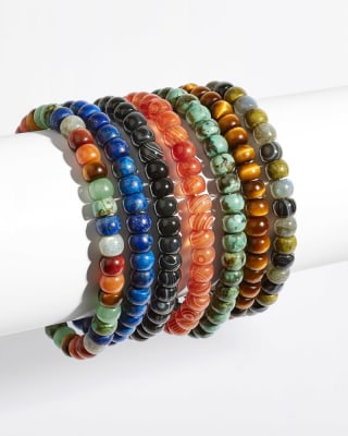 Cade Oxidized Sterling Silver Corded Bracelet