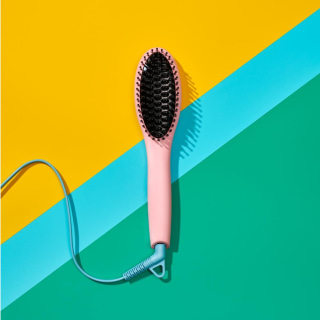 Flower Beauty Ceramic Straightening Brush