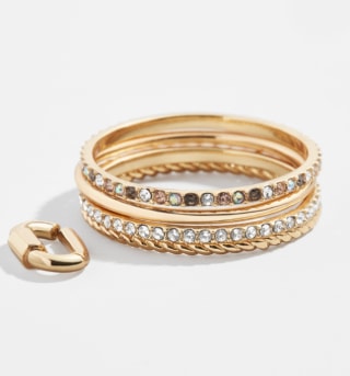BaubleBar Nodo Ring Set