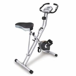 Exerpeutic Folding Magnetic Upright Exercise Bike