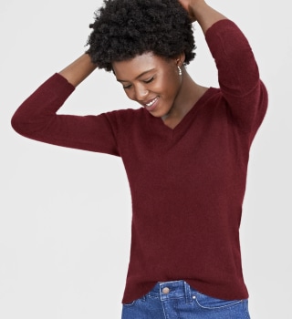 Charter Club V-Neck Cashmere Sweater