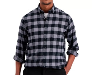 Club Room Men's Plaid Flannel Shirt