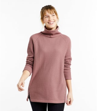 Women's Signature Mock-Neck Waffle Tunic