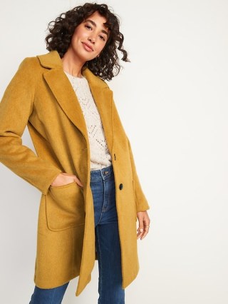 Oversized Soft-Brushed Overcoat for Women