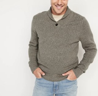 Old Navy Cozy Shawl-Collar Sweater