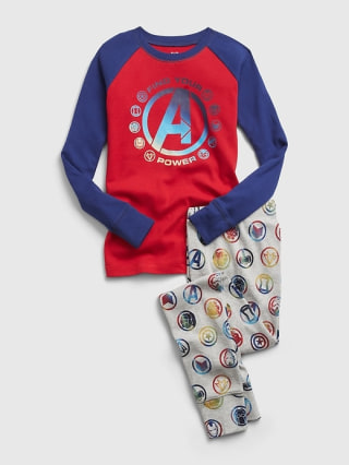 GapKids | Marvel Avengers 100% Organic Cotton Graphic PJ Set