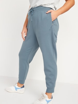 High-Waisted Dynamic Fleece Jogger Sweatpants for Women