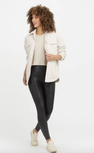 Spanx Faux Leather Leggings